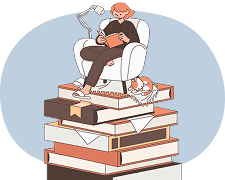 인생서가 일러스트